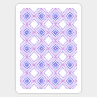 Pink And Purple Diamond Design Sticker